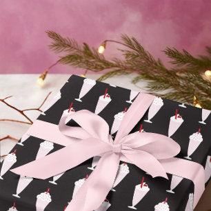 Papel De Regalo Patrón Diner Milkshakes de los años 50