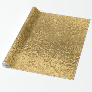Papel De Regalo Patrón dorado