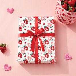 Papel De Regalo Patrón El día de San Valentín de arándano rosa div