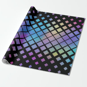 Papel De Regalo Patrón elegante de mosaicos de diamantes geométric