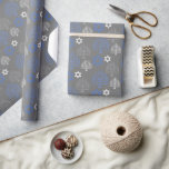 Papel De Regalo Patrón elegante de vacaciones en Hanukkah<br><div class="desc">Arte digital</div>