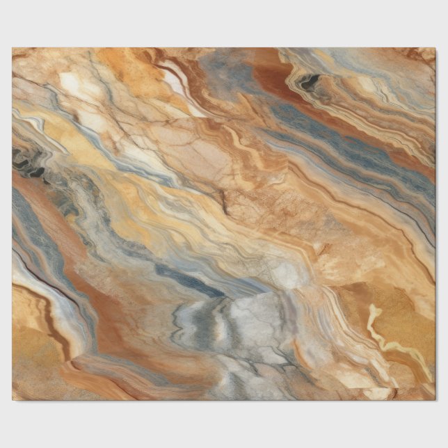 Papel De Regalo Patrón elegante sin soldadura de mármol (Costura)