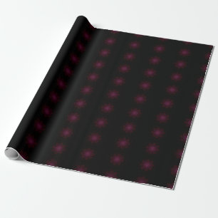 Papel De Regalo Patrón en negro y rosa