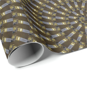 Papel De Regalo Patrón espiral de princesas egipcias,