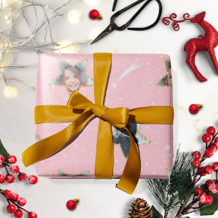 Papel De Regalo Patrón Estelar Lindo Foto Propia Navidad