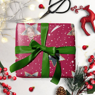 Papel De Regalo Patrón estelar lindo tus propios Navidades de foto