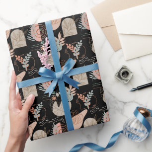Papel De Regalo Patrón estético A11 de BOHO