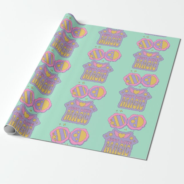 Papel De Regalo patrón estilo 90s  (Desenrollado)
