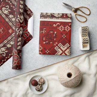 Papel De Regalo Patrón étnico azteca