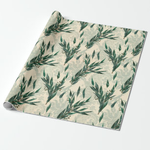 Papel De Regalo Patrón Eucalyptus