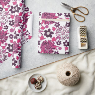 Papel De Regalo Patrón exclusivo de cosecha floral