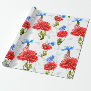 Papel De Regalo Patrón floral