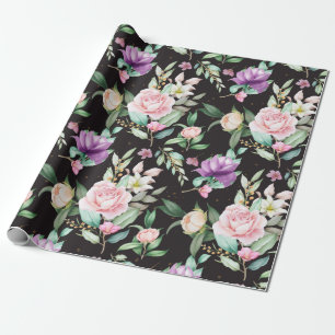 Papel De Regalo Patrón floral