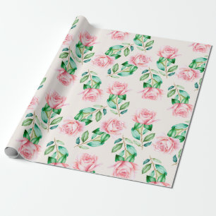 Papel De Regalo Patrón floral