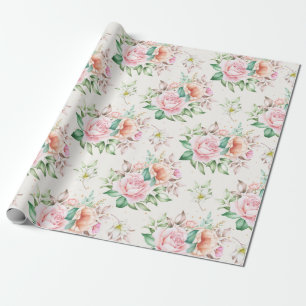 Papel De Regalo Patrón floral