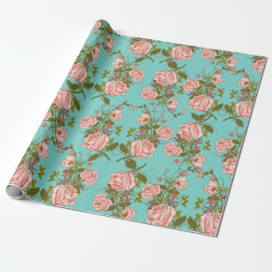 Papel De Regalo Patrón floral