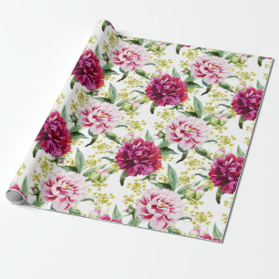 Papel De Regalo Patrón floral