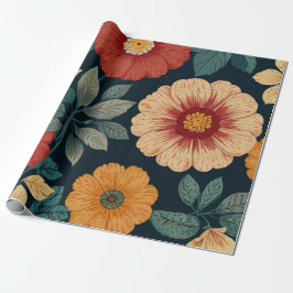 Papel De Regalo Patrón floral