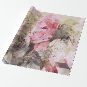 Papel De Regalo Patrón floral