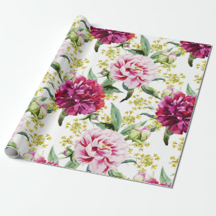Papel De Regalo Patrón floral