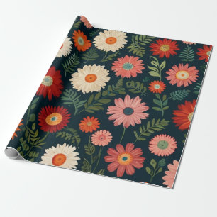 Papel De Regalo Patrón floral