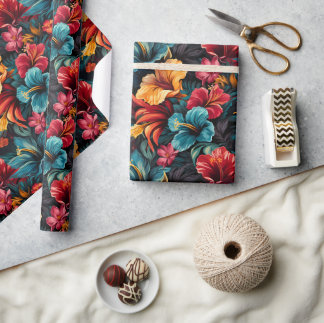 Papel De Regalo Patrón floral #15