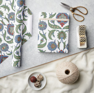 Papel De Regalo Patrón floral arábigo