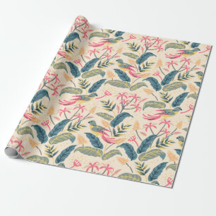 Papel De Regalo Patrón floral asombroso