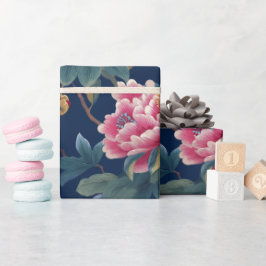 Papel De Regalo Patrón floral de chinoiserie