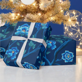 Papel De Regalo Patrón floral de chinoiserie