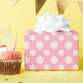Papel De Regalo Patrón floral de diques rosados