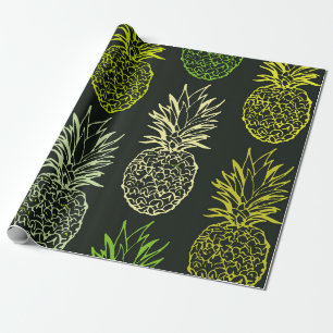 Papel De Regalo Patrón floral de doodle dibujado a mano. Palm leav