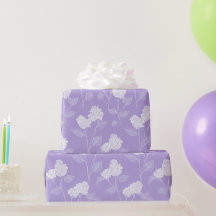 Patrón floral de flor de lila lavanda femenina