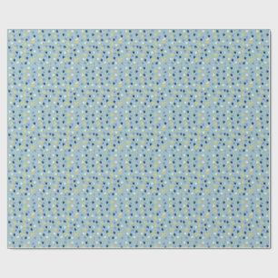 Papel De Regalo Patrón floral de flores silvestres y zarzamoras