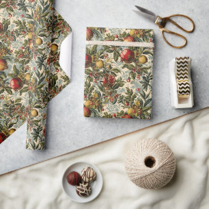Papel De Regalo Patrón floral de granada de William Morris Fruit