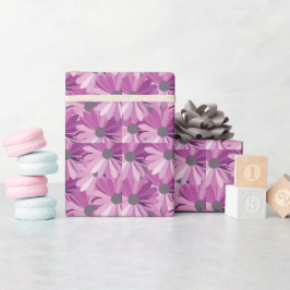 Papel De Regalo Patrón floral de margarita africana