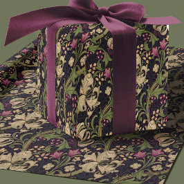 Papel De Regalo Patrón floral de William Morris Lily Art Nouveau