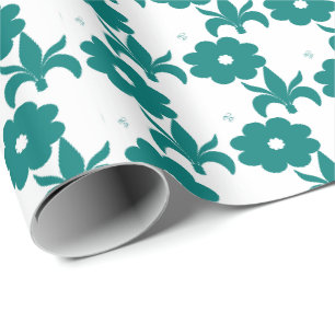Papel De Regalo Patrón floral elegante