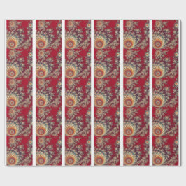 Papel De Regalo Patrón floral espiral