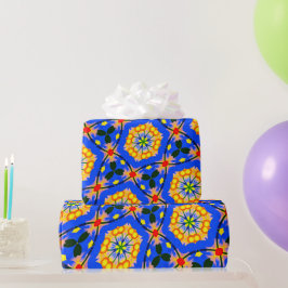 Papel De Regalo Patrón floral estético