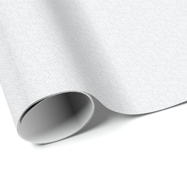 Papel De Regalo Patrón floral geométrico gris claro (Esquina del rollo)