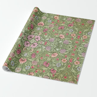 Papel De Regalo Patrón floral inspirado en el arte novedoso victor