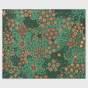 Papel De Regalo Patrón floral japonés bonito vintage