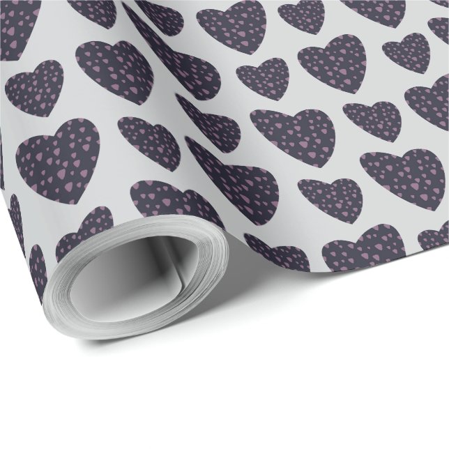 Papel De Regalo Patrón floral moderno de las flores boho (Esquina del rollo)