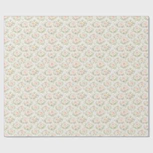 Papel De Regalo Patrón floral nupcial