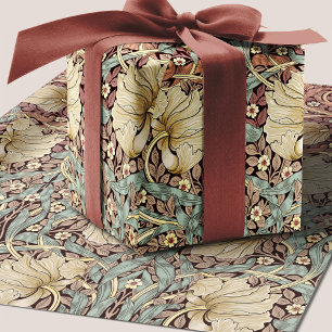 Papel De Regalo Patrón floral Rosa William Morris Pimpernel