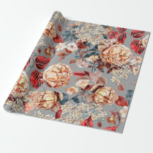 Papel De Regalo Patrón floral sin soldadura, fondo En el art nouve
