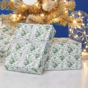 Papel De Regalo Patrón floral   Toile Jardín Salvia