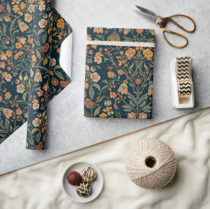 Papel De Regalo Patrón floral vintage de madreselva de William Mor