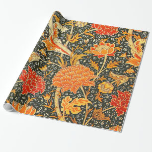 Papel De Regalo Patrón floral vintage de William Morris Cray